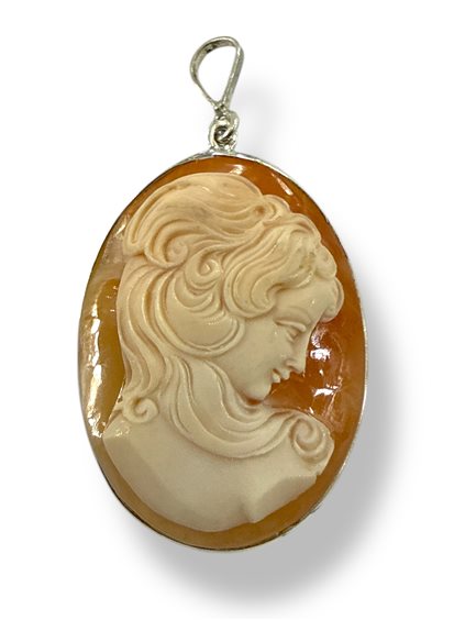 Pendente Mandile 1922 Donna Cammei  in Argento Conchiglia 2MCICM124 - 2MCICM124